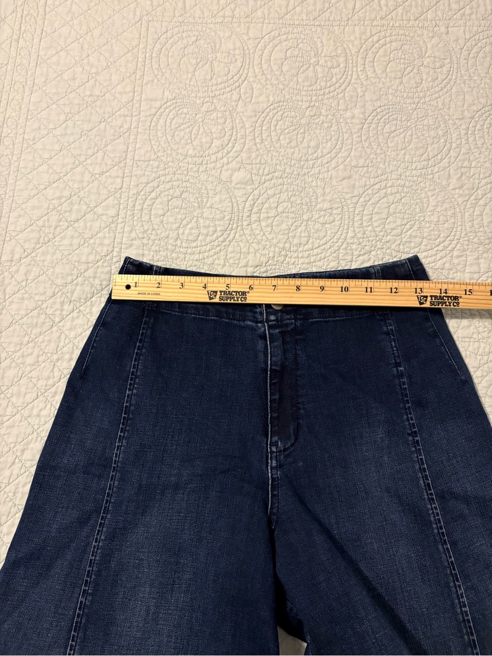 Anthropologie Maeve high rise palazzo jeans. Size 27. - Picture 8 of 12